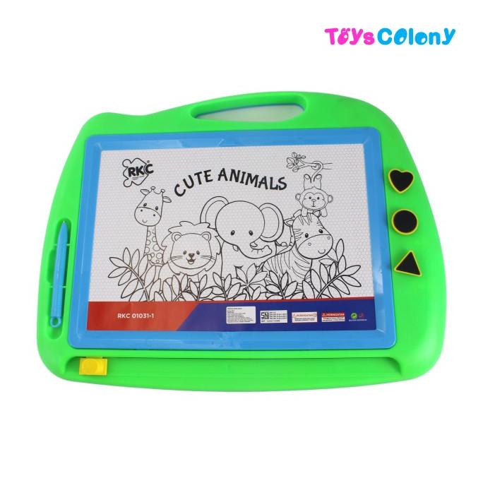 

[COD] Papan Magnet dan White Board Papan Tulis 2IN1 RKC01031-1 TERLENGKAP Kode 67