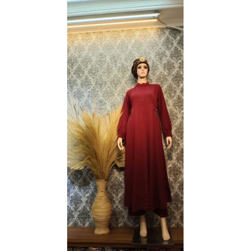 Setcel Gamis Mutiara - Amira Malaysia Payet