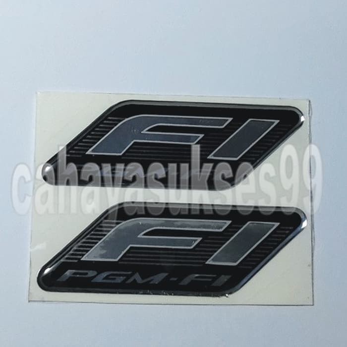 Jual Sticker Timbul F1 Pgm Black Hitam Motor Logo Emblem Honda