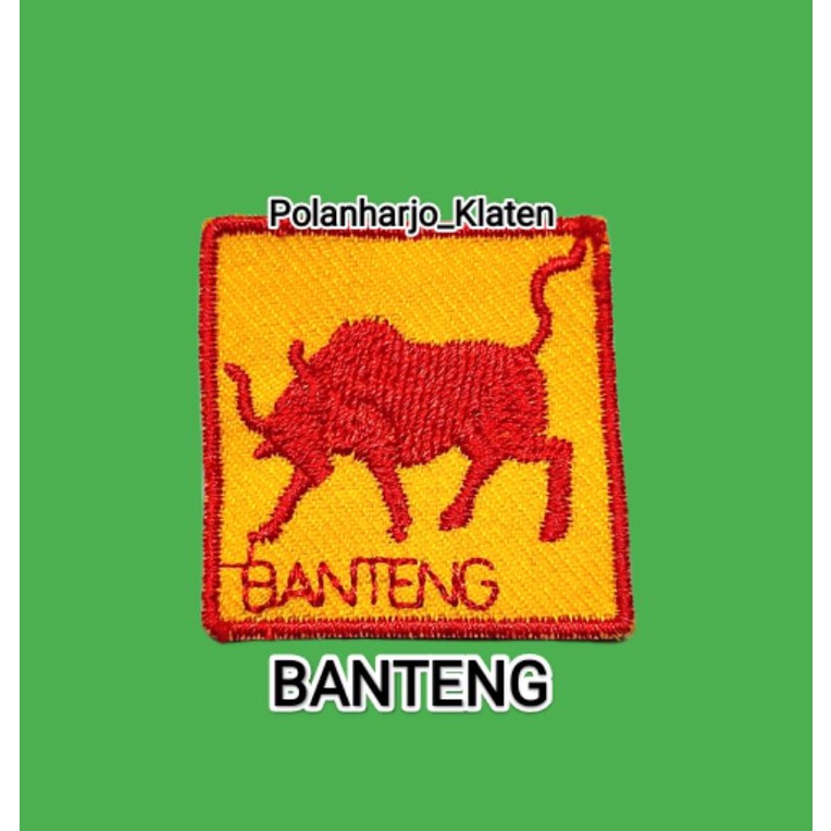 Tanda Regu Pramuka Putra Bamteng / Tanda Regu Pramuka Banteng/ Tanda Regu Banteng