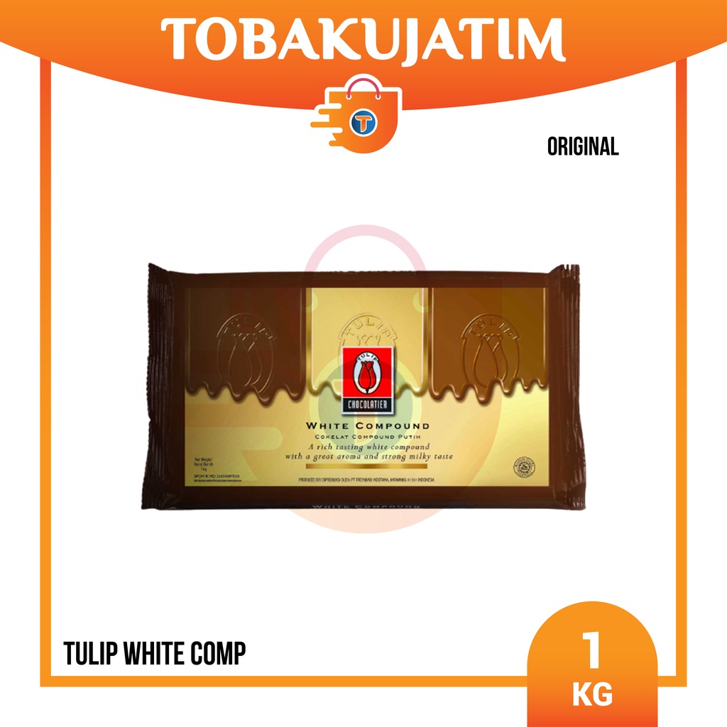 

TULIP WHITE COMPOUND 1 KG ORI coklat batang