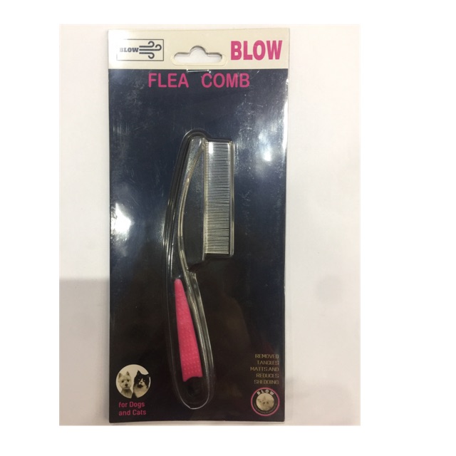 Sisir Kutu Anjing dan Kucing Blow Flea Comb-Serit Kecil