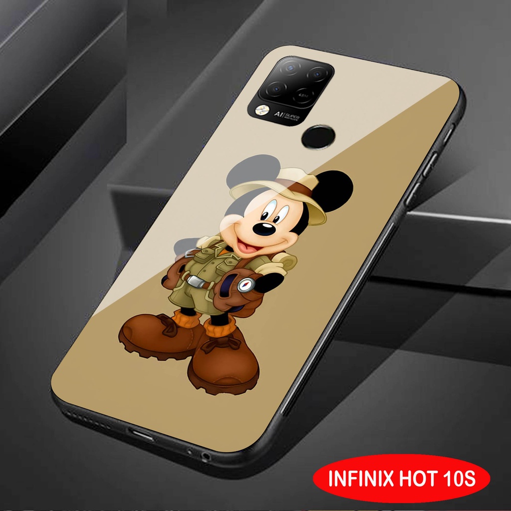 Softcase Glass Kaca INFINIK HOT10s- Case Hp Pelindung Handphone INFINIK HOT10s [A46]