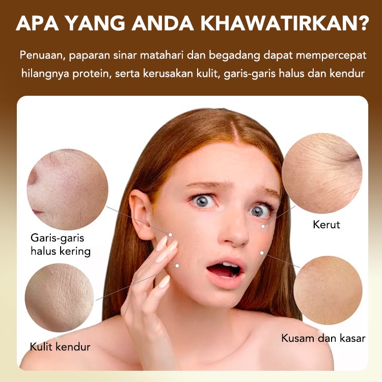 ELLEN ELLA Perbaikan kulit dimulai dengan triple retinol Morning C Night A Perawatan kulit Anti-penuaan Menghilangkan Kerut Fade Garis Halus Set EEMNS Cute Pumpkin