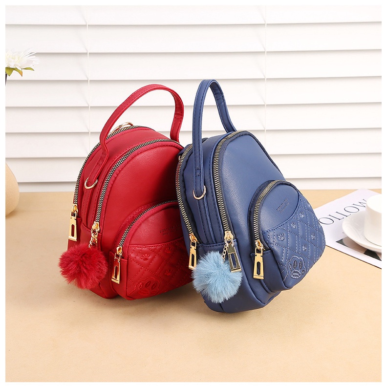 Khatinstore Tas Wanita Terbaru 2020 / 2021 Tas Selempang Fashion Wanita / Tas Ransel / Sling bag import Model Dompet Forever Young 3 in 1- 390