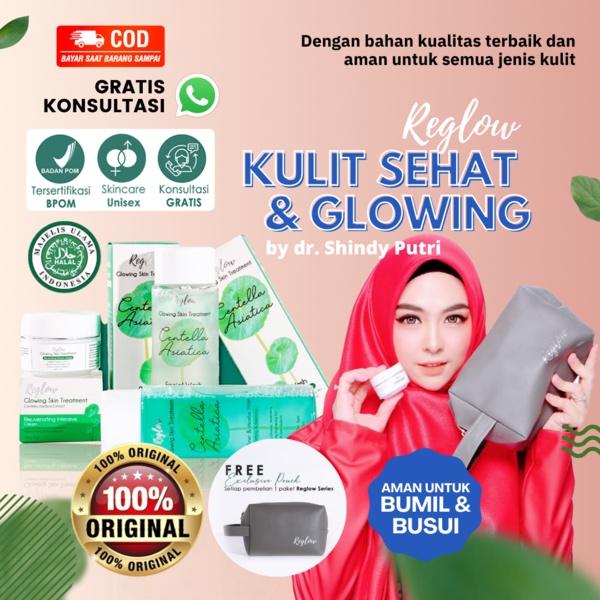 Produk skincare Kecantikan Wajah Reglow Original Halal BPOM Aman Termurah Penghilang Jerawat [ BISA 