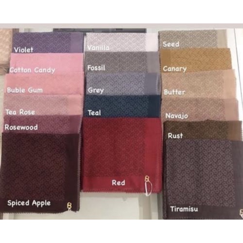 Buttonscarves Tapis Square Rust Preloved