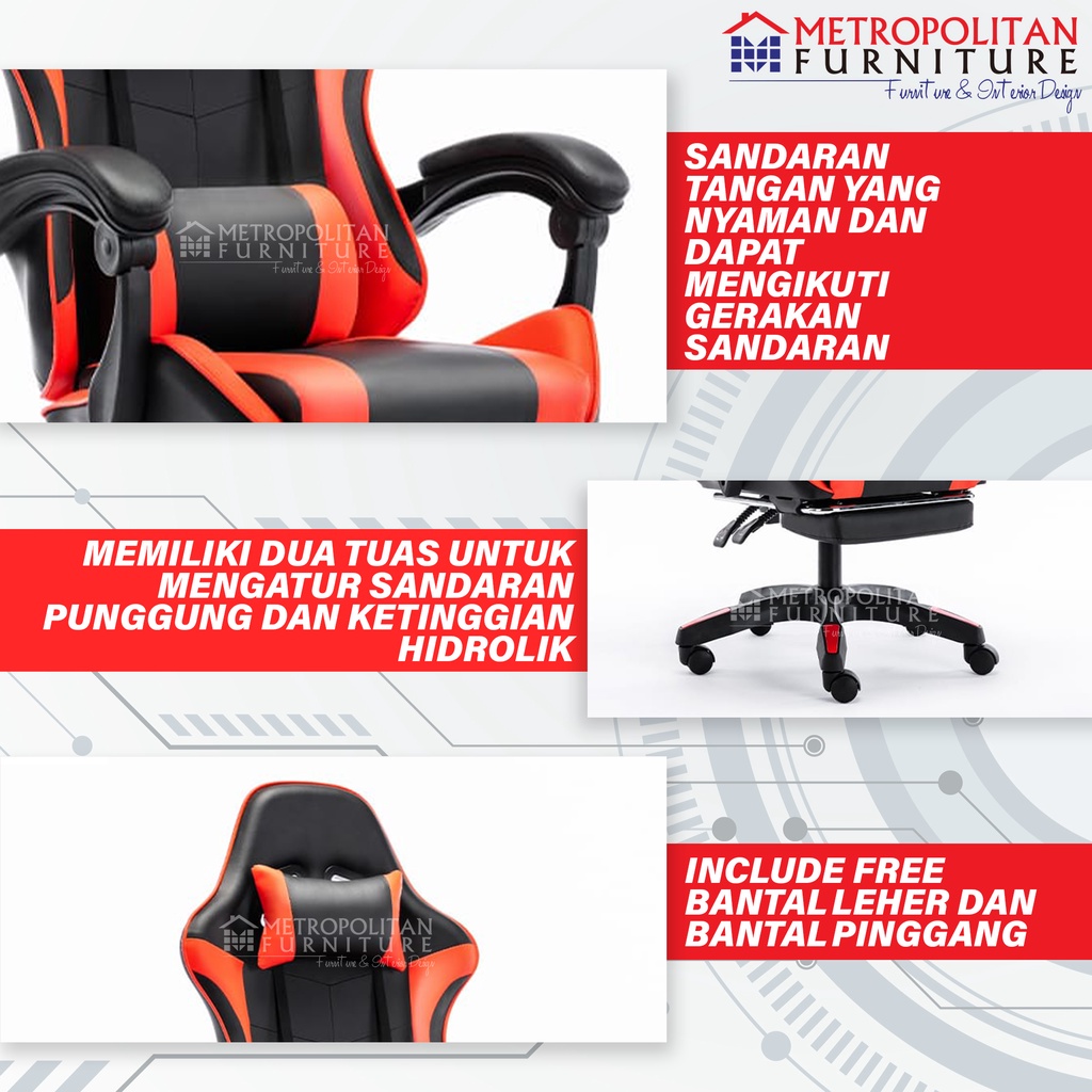 Kursi Gaming Chair Bangku Computer Import