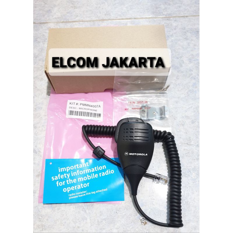 EXTRAMIC RADIO RIG MOTOROLA GM 338 GM 3688 - EXTRA MIC RIG MOTOROLA GM3688 GM338 PMMN4007A