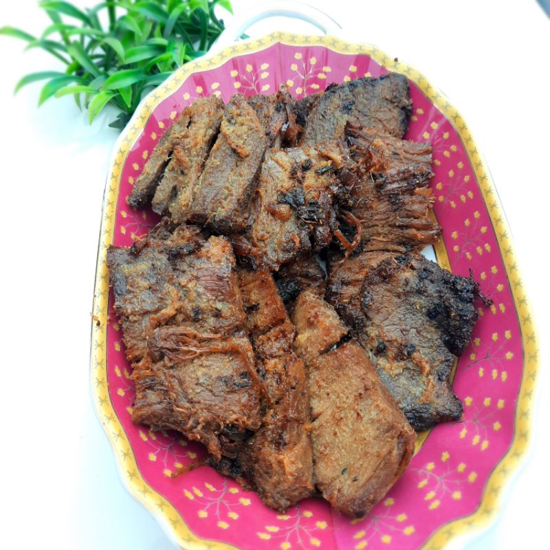

Empal Gepuk Goreng daging sapi Frozen/siap saji empuk