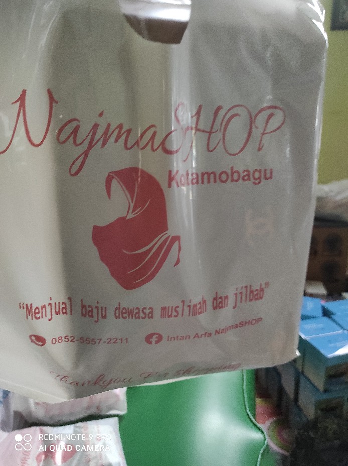 (paket 200pcs) Sablon Plastik Hd Plong Uk 25x35