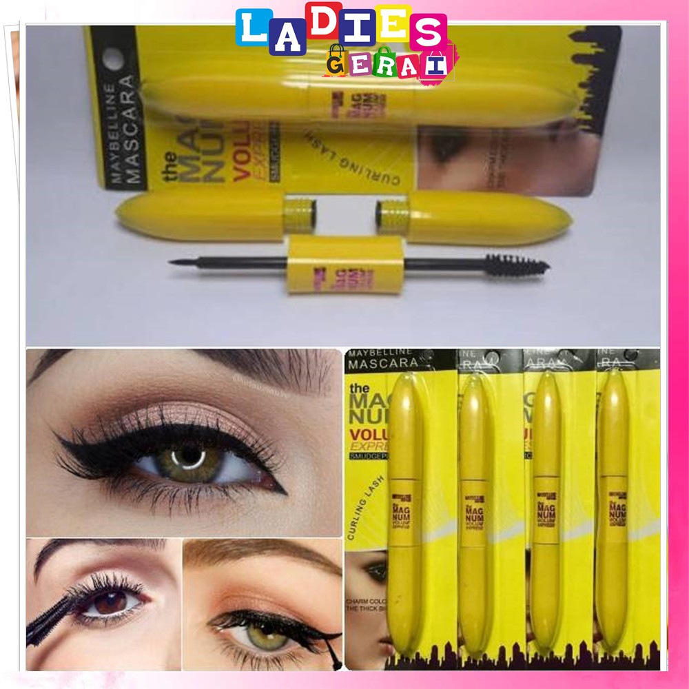 Mascara Eyeliner Maybelline 2In1 / Mascara &amp; Eyeliner Maybelline