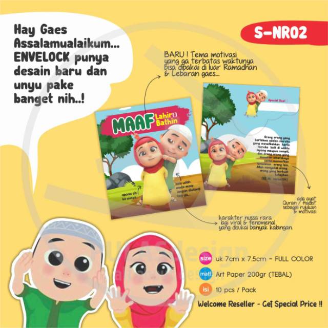 Amplop Lebaran Nussa Dan Rara Shopee Indonesia