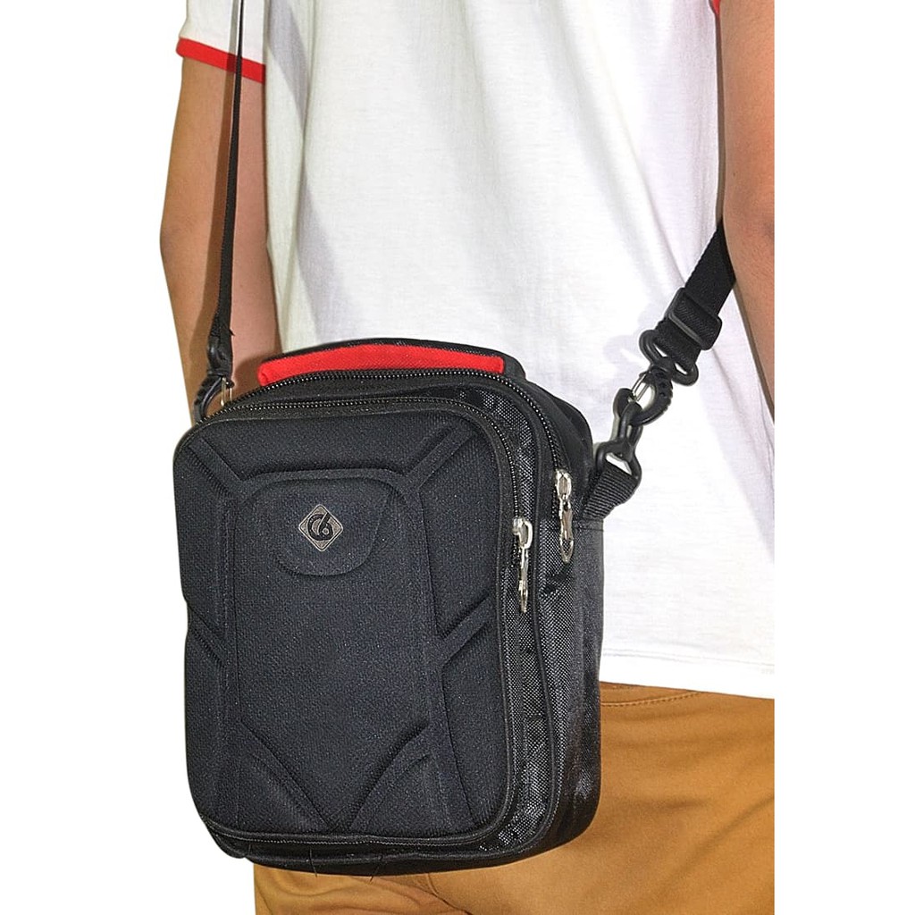 Tas Samping Slempang Pria / Tas Pinggang pria - Hitam