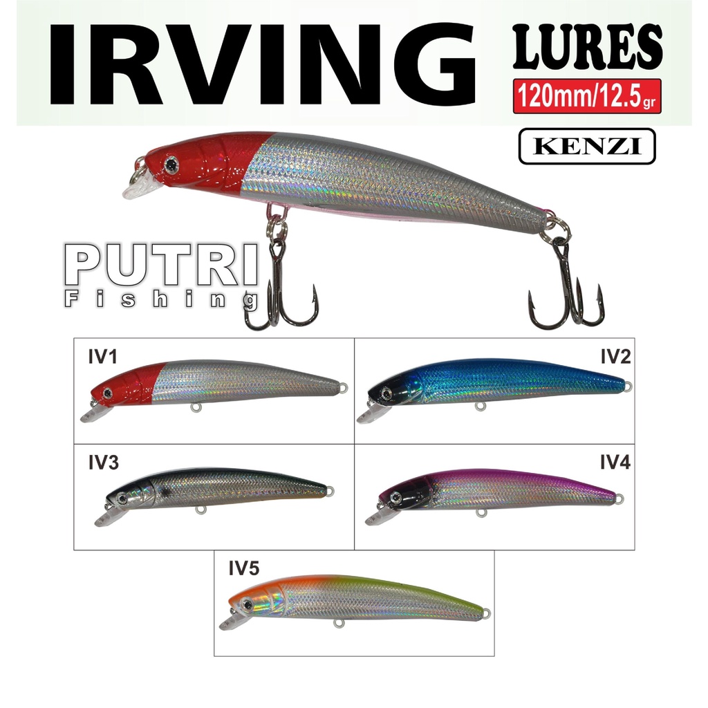 KENZI IRVING LURES 120mm 12.5gr