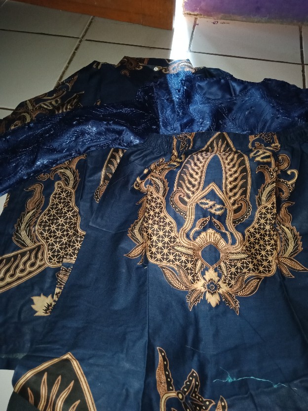 Maura Couple - Sania Ruffle Batik Couple Ori Ndoro Jowi Garansi Termurah Shopee - Couple Hanum