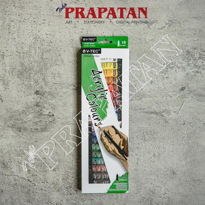 

Stok Baru! Cat Akrilik V- Tec 18 Warna 12 Ml / Acrylic Paint Terpercaya