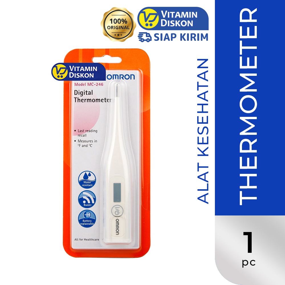 Omron Alat Kesehatan Digital Thermometer Mc-246 - 1 Pc