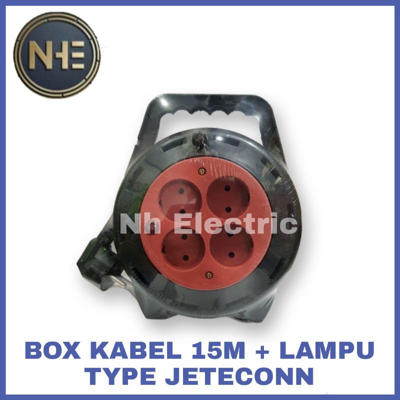 Box Kabel 15M + L Type Jeteconn - Roll Kabel 15M Lampu Type Jeteconn - Box Kabel 15 Yard Lampu Jeteconn