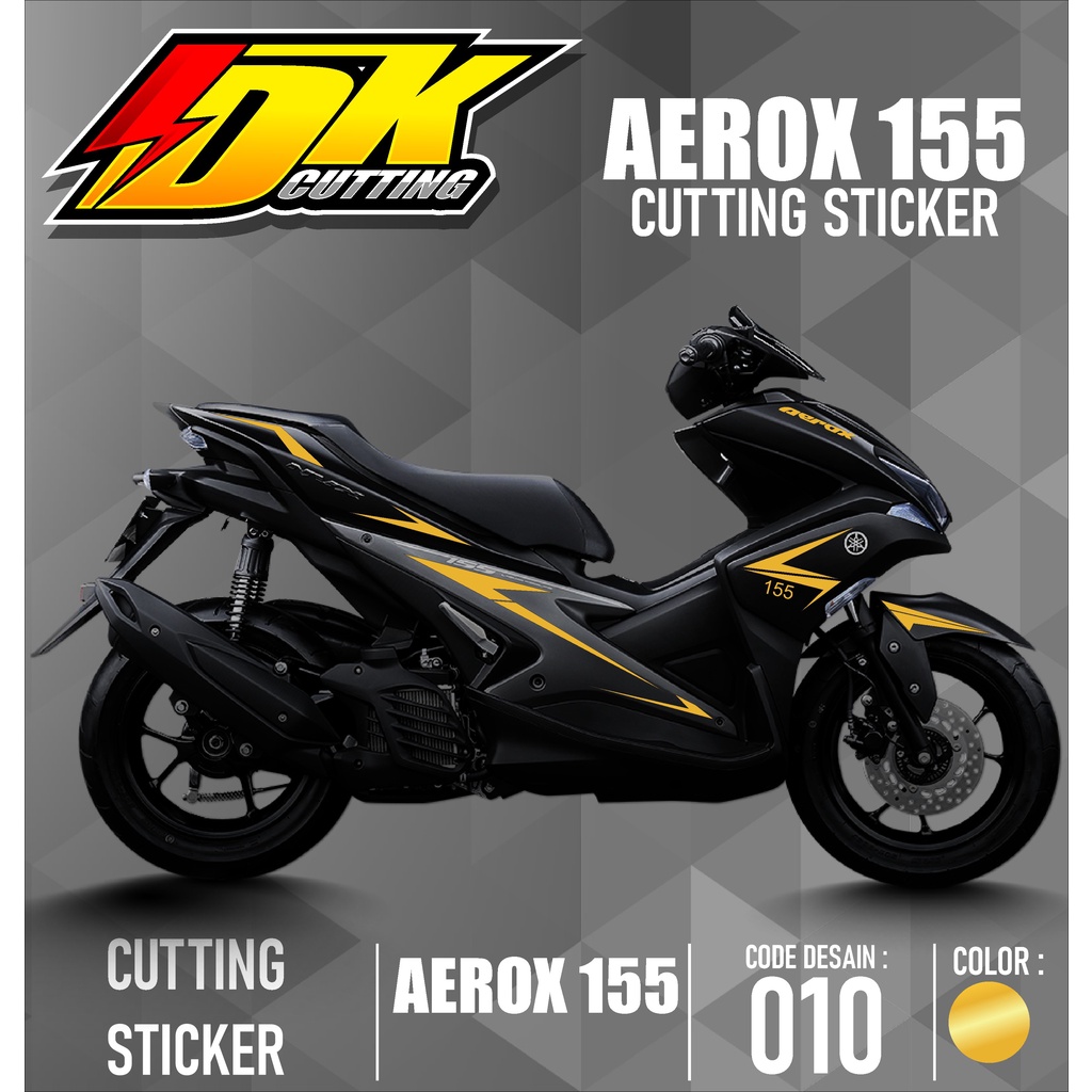 CUTTING STICKER AEROX 155 DK-10
