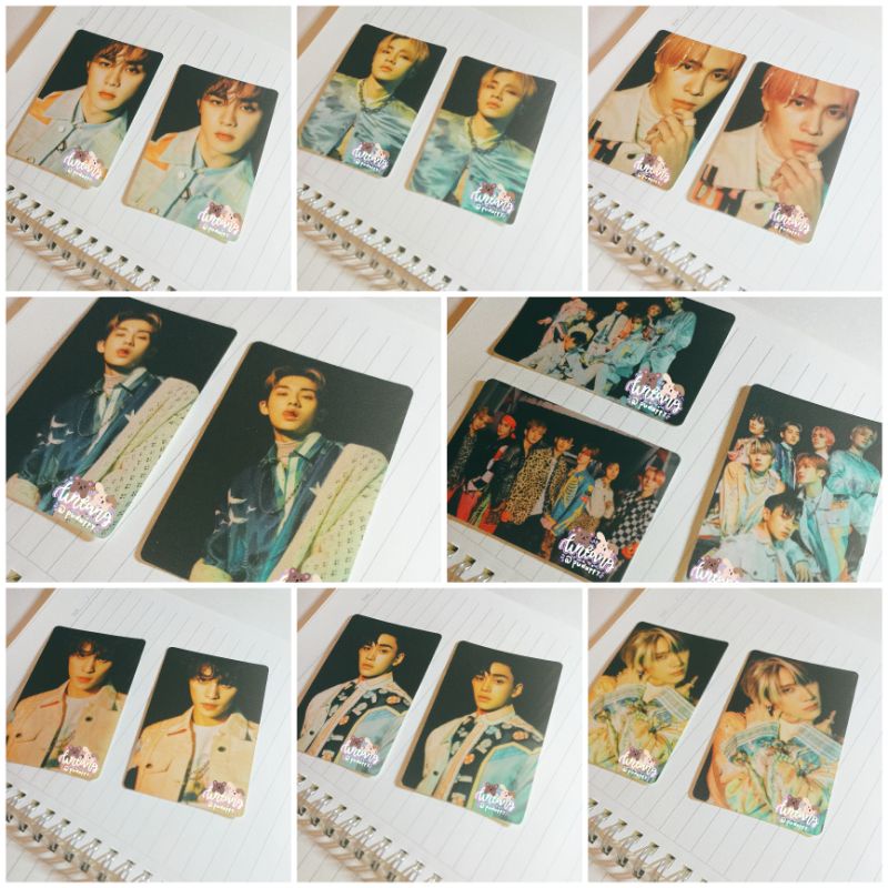 PC Photocard Sticker wayv kick back Winwin Lucas Kun Ten Yangyang Xiaojun Hendery kickback