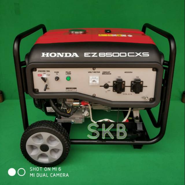 GENSET EZ 6500 CXS Honda belum termasuk aci