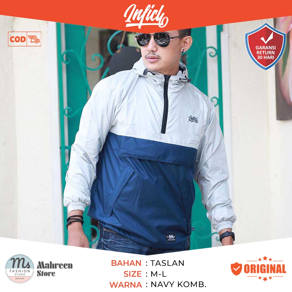 Jaket  Pria Jaket Windbreaker Pria Jaket Taslan Pria - Original Inficlo | INF 704