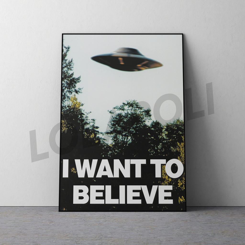 Hiasan Dinding Poster Kayu - Film The X Files