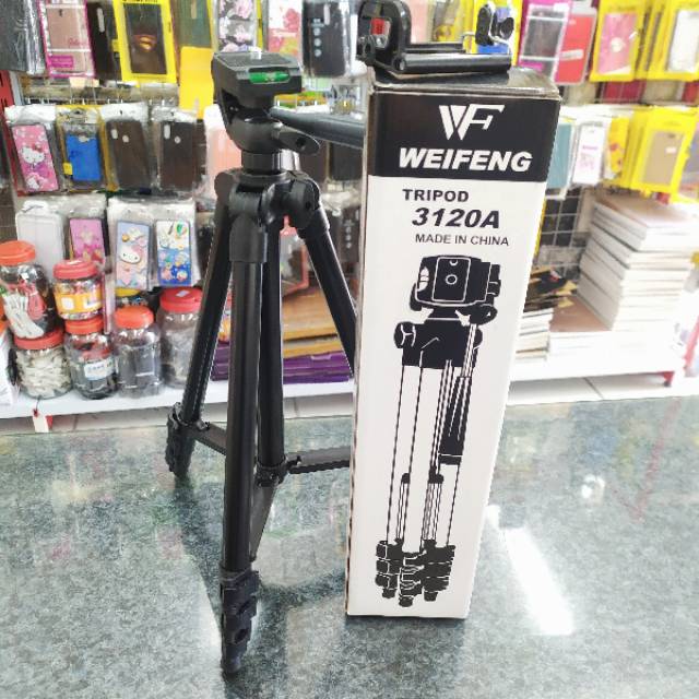 Tripod 1meter 3120 black Handphone Hp U Holder Kaki Stabilizer 1 meter grade A kualitas premium plus Holder U