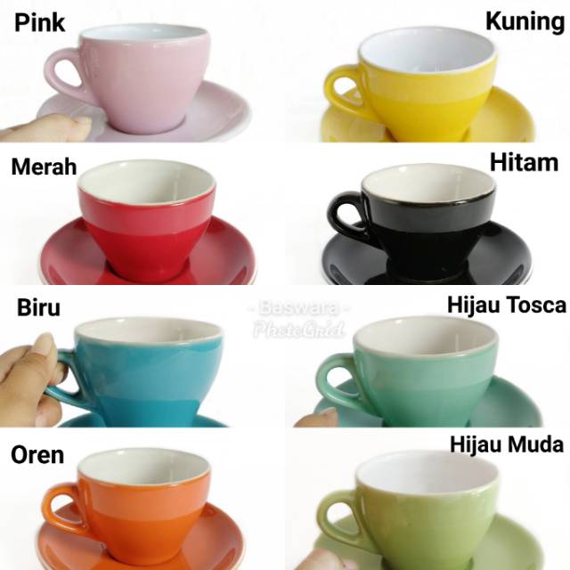 CS200 Cangkir K200 Warna Warni Cantik Gelas Kopi Unik Perlengkapan Kafe