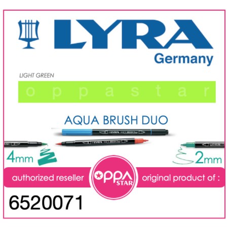 

Lyra Aqua Brush Duo Pen Light Green 6520071