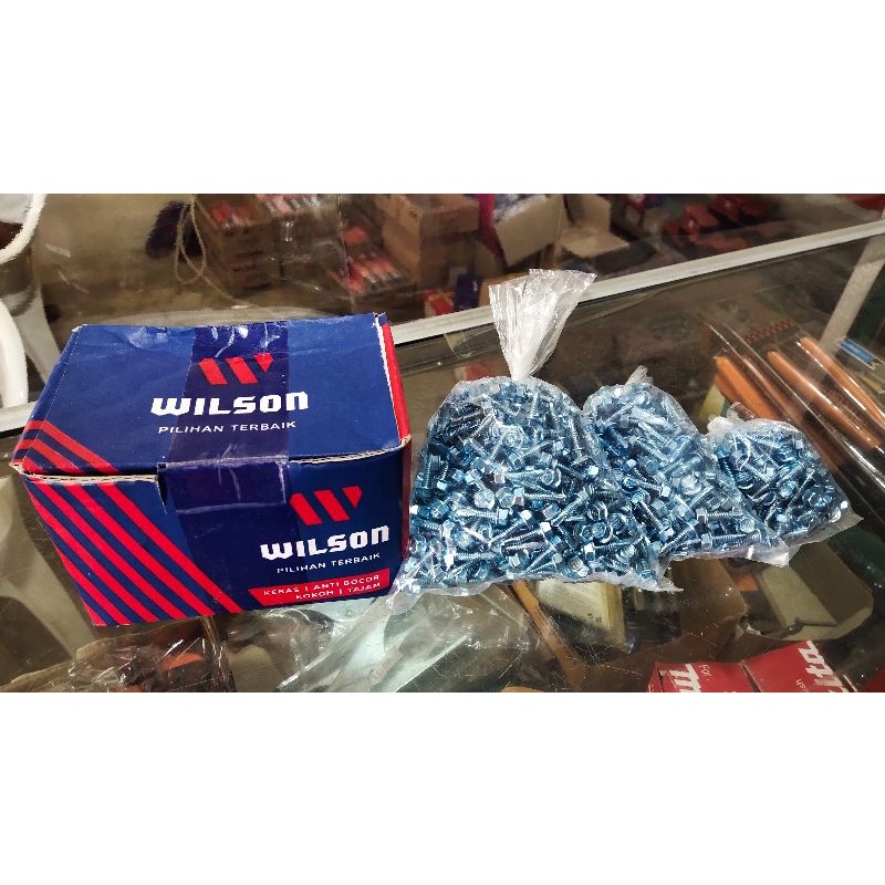 Sekrup / Baut / Roofing Baja ringan 10x19 10x16 isi 20 biji
