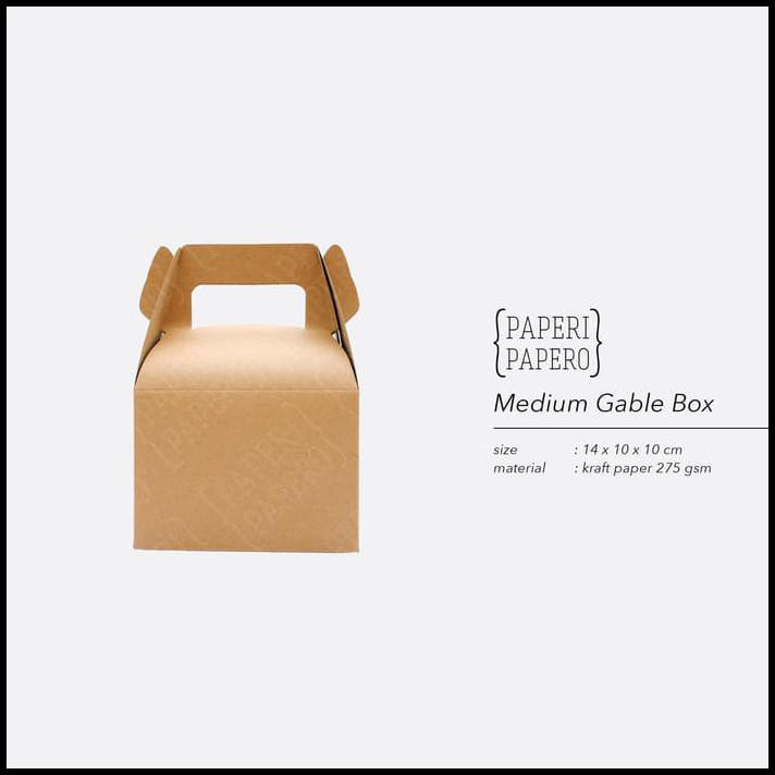

Terpopuler Medium Kraft Gable Box By Paperi Papero