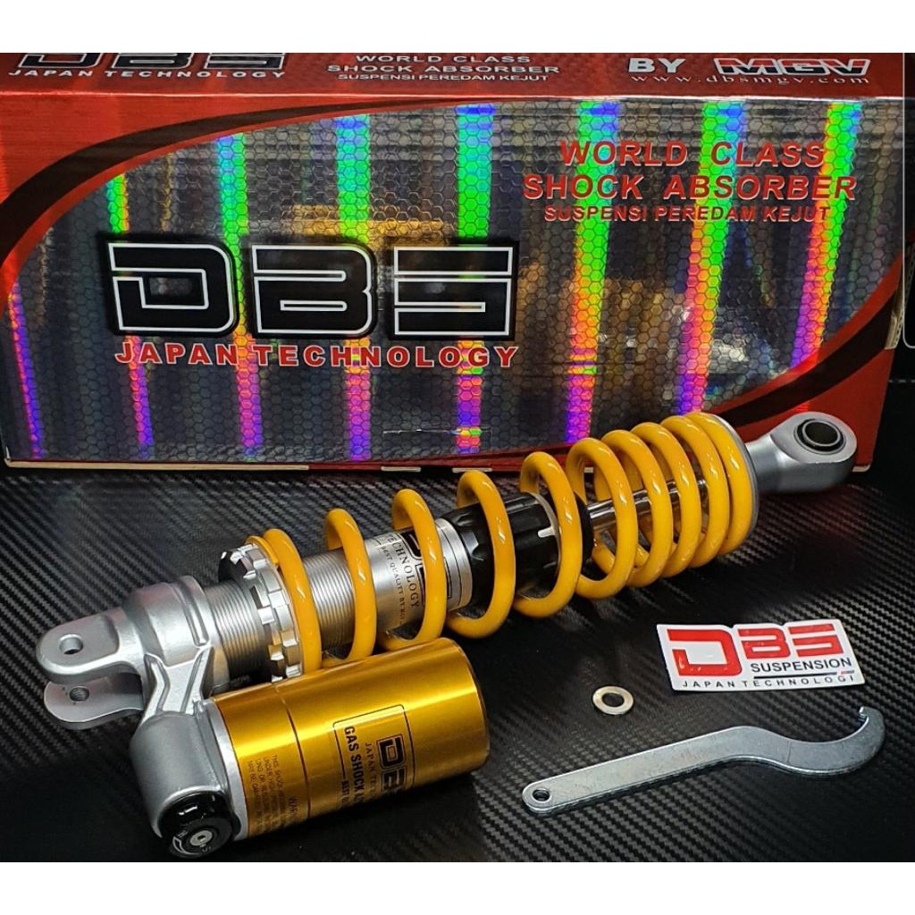 Shock Matic Tabung Bawah Singel Shock 310mm 330mm tabung Gold per Yellow Shockbreaket Tabung Bawah Mio Xeoun Soul Fazzio Fino Beat Scoopy Genio Vario 110 125 150 Click 110 125 FOURSIX_46