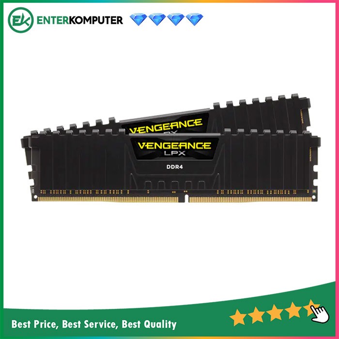 Corsair DDR4 Vengeance LPX PC25600 16GB (2X8GB) - CMK16GX4M2E3200C16