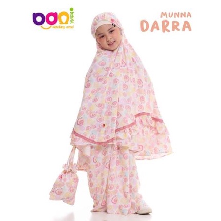 MUKENA MUNNA DARA/MUKENA ANAK RABBANI/MUKENA ANAK MOTIF/MUKENA ANAK KATUN/MUKENA ANAK