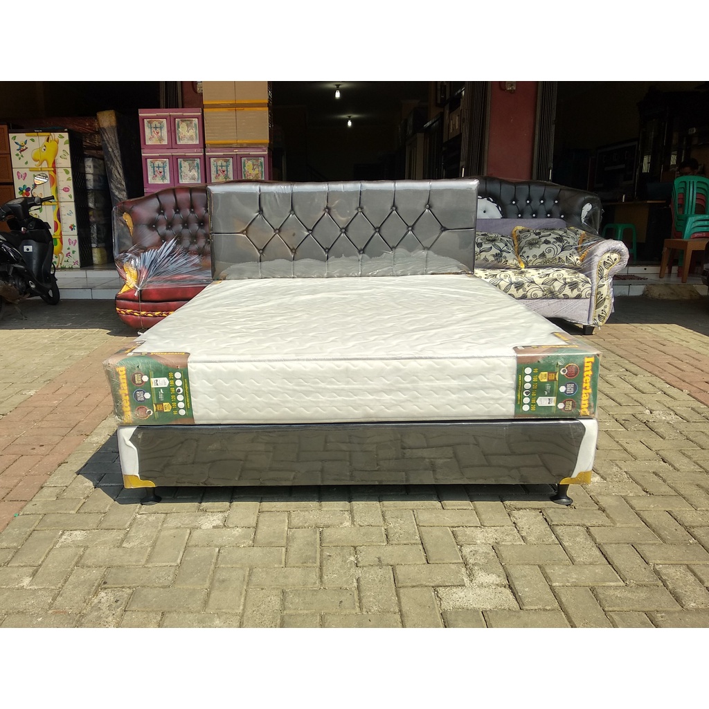 Paket Nikah Kasur dan Lemari Meja Rias Kayu