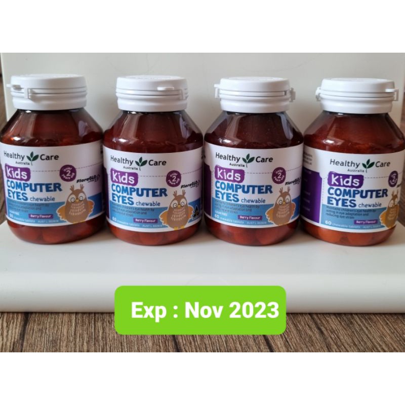 Healthy Care Kids Computer Eyes, 60 Chewable Tablets