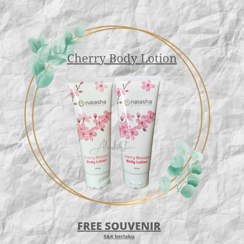 Body Lotion Natasha Cherry Blossom Body lotion Pencerah Body Lotion Melembabkan Body Lotion Brighten