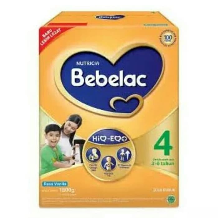 

Susu Bubuk Bebelac 4 Vanilla / Madu Box 1800gr - Vanilla - Natasha Susu