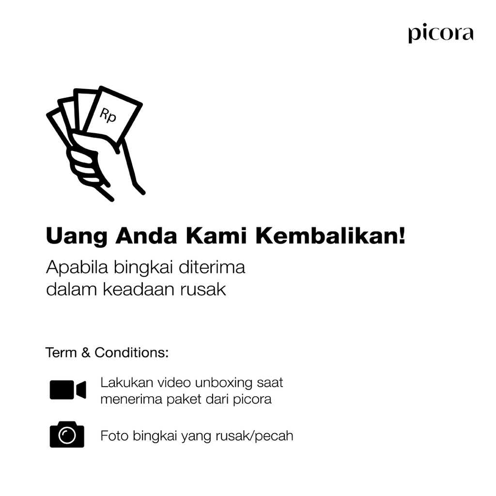 PICORA Gift Box Kardus Kotak Kado Packaging Die Cut Bingkai Foto
