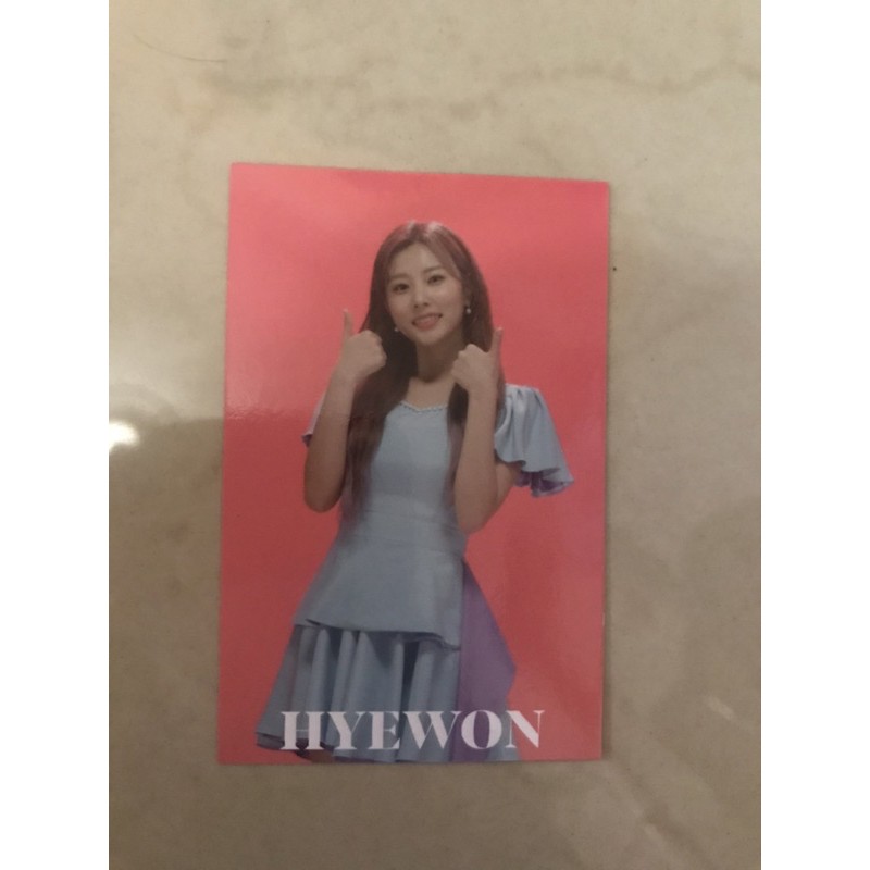 OFFICIAL PHOTOCARD PC HYEWON IZ*ONE ONEIRIC DIARY 3D VER