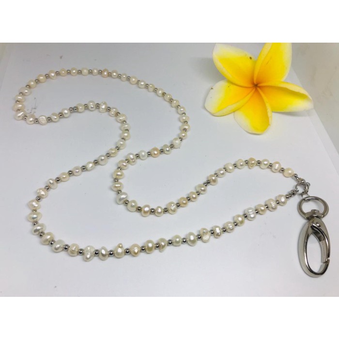 

Terbatas Strap Lanyard Tali Kalung Gantungan Id Card Mutiara Air Tawar Terbatas