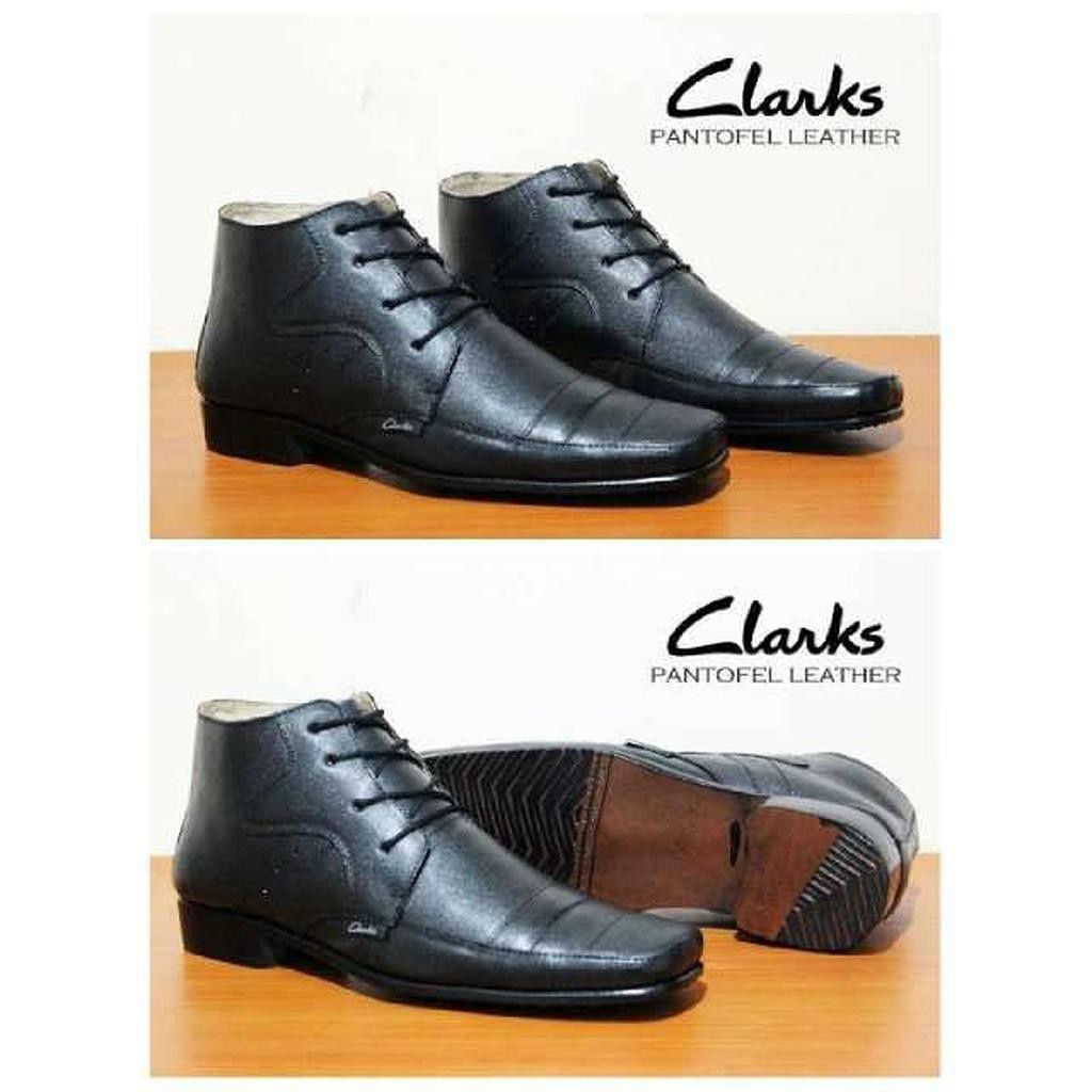 sepatu pantofel formal kulit  pria (clarks pantofel high)