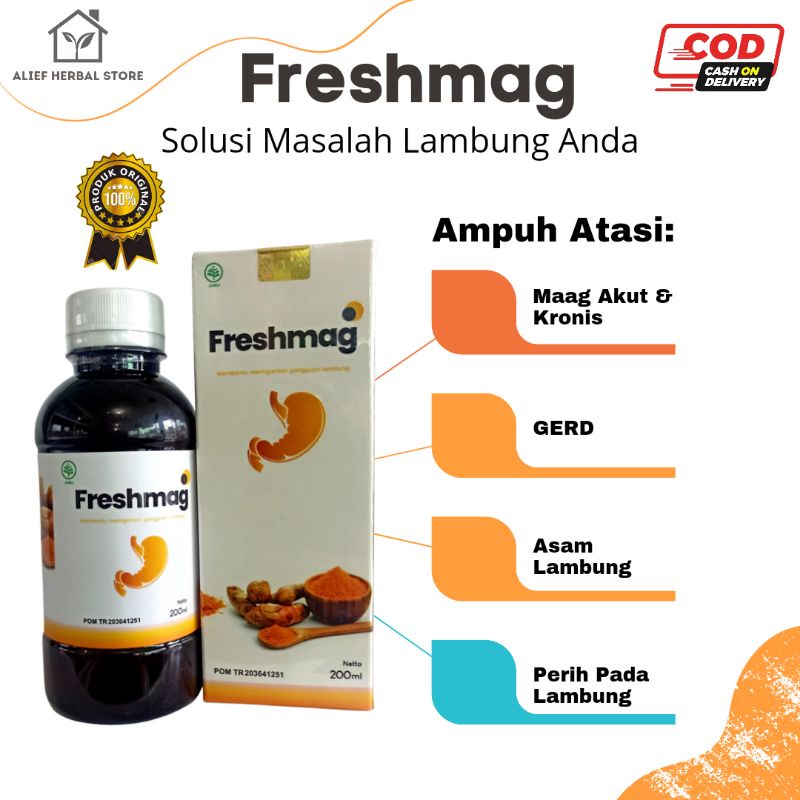 

Madu Freshmag 200ml Solusi Atasi Masalah Maag dan Nyeri Asam Lambung