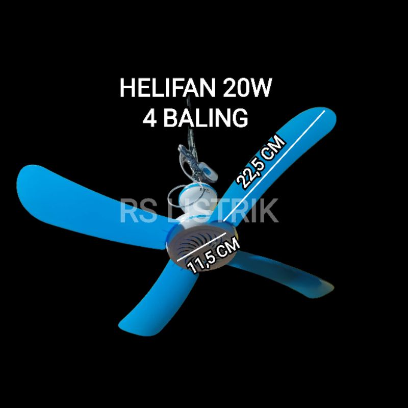 Kipas Angin Gantung Helifan 20W 20 WATT MINIFAN