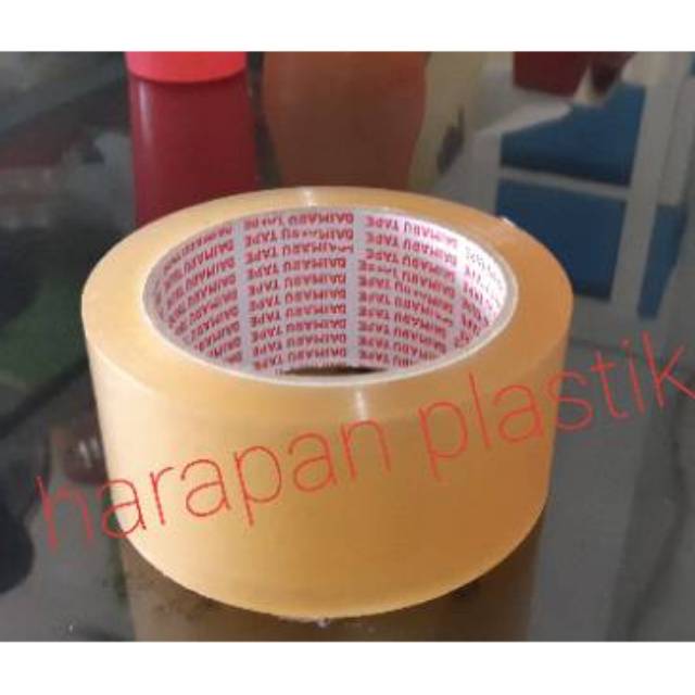 

Lakban / isolasi Daimaru 2inch / 48mm 90 yard bening