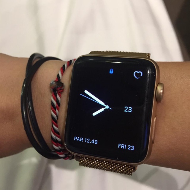 apple watch series 3 gold pink