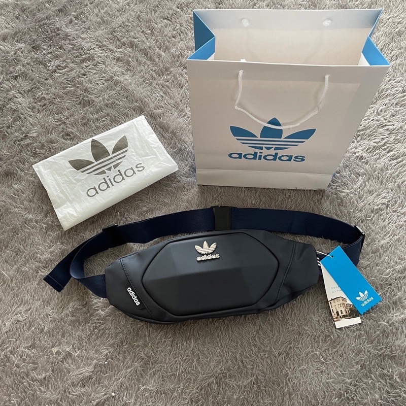ADIDAS DIAMOND LEATHER WAISTBAG // TAS SELEMPANG