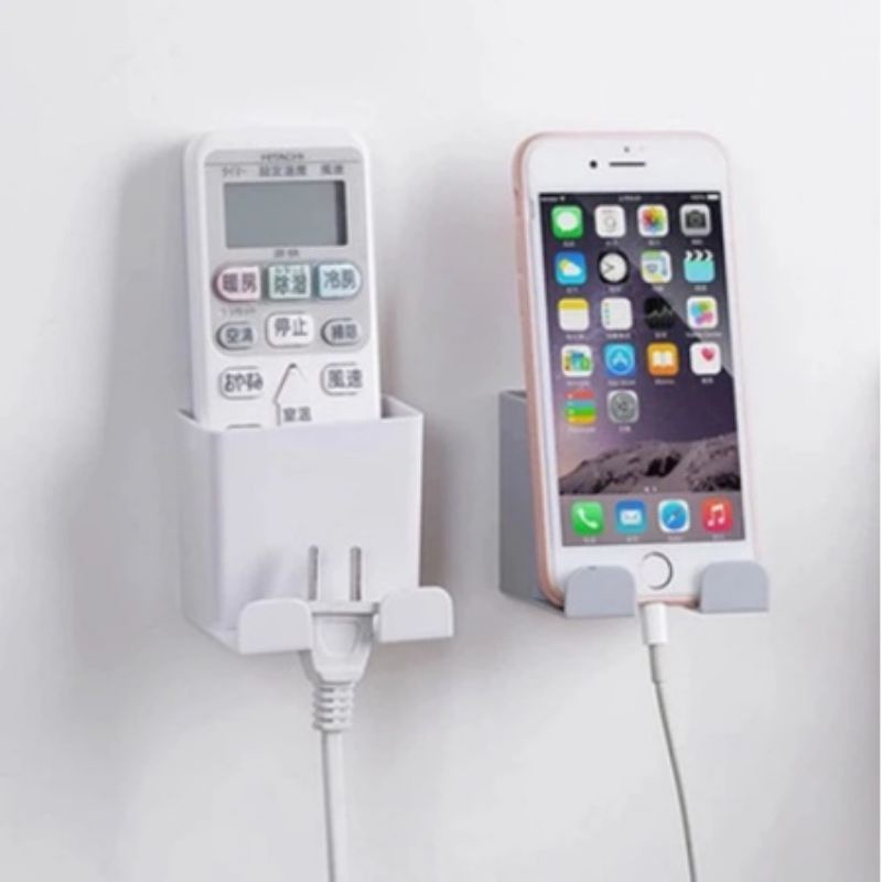 Rak Handphone Remote Dinding Tempel Charger HP Model KAKI MS88